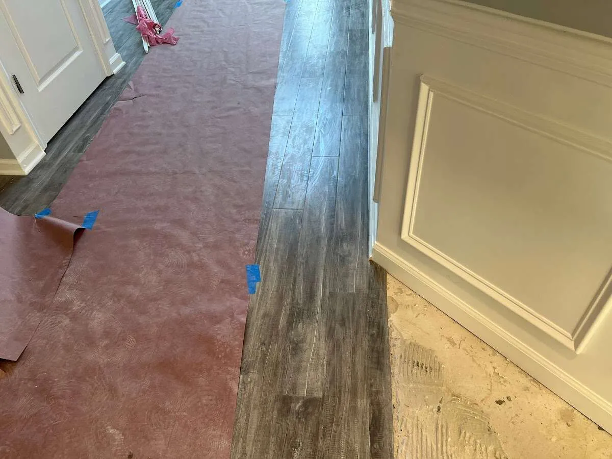 Completed marble shower restoration in Abingdon